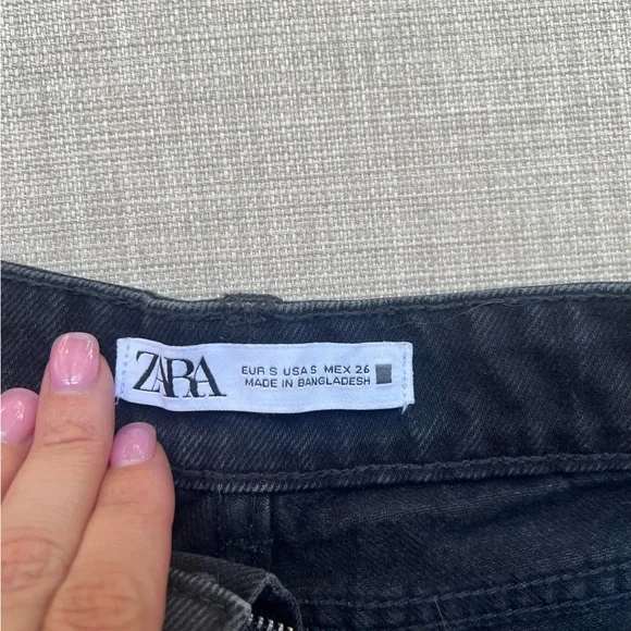 Zara raw hem skort - Picture 3 of 3